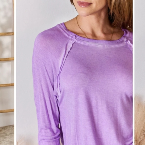 Lavender Long Sleeve Top - Picture 3 of 5
